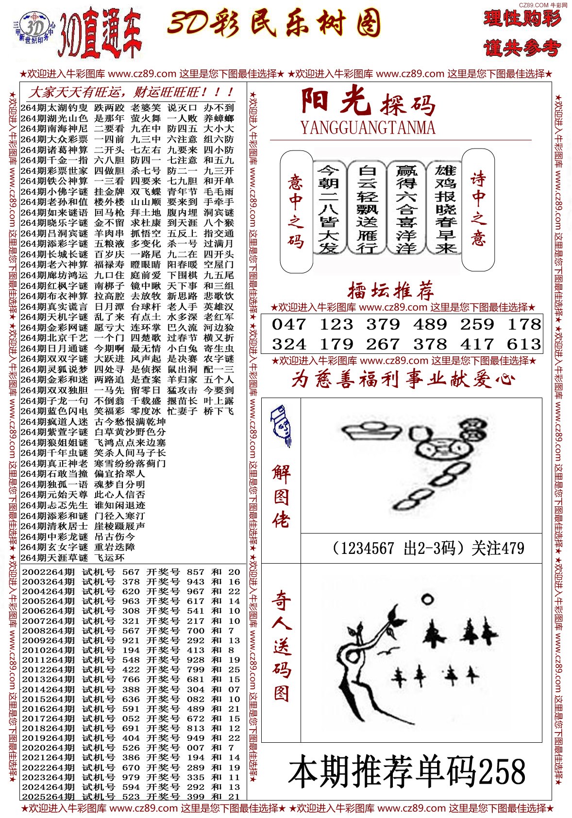 3D彩民乐树图