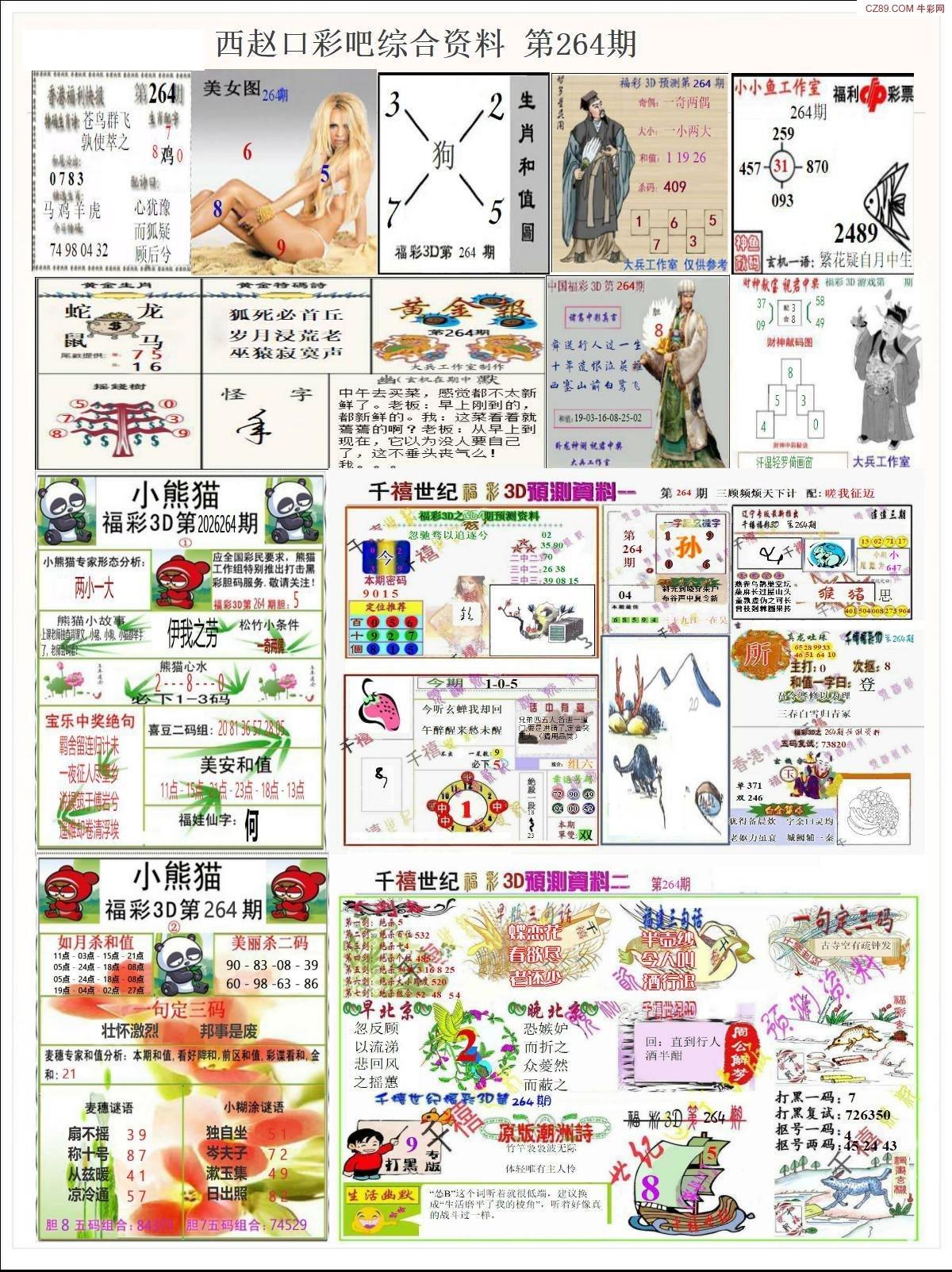 西赵口彩吧综合资料2