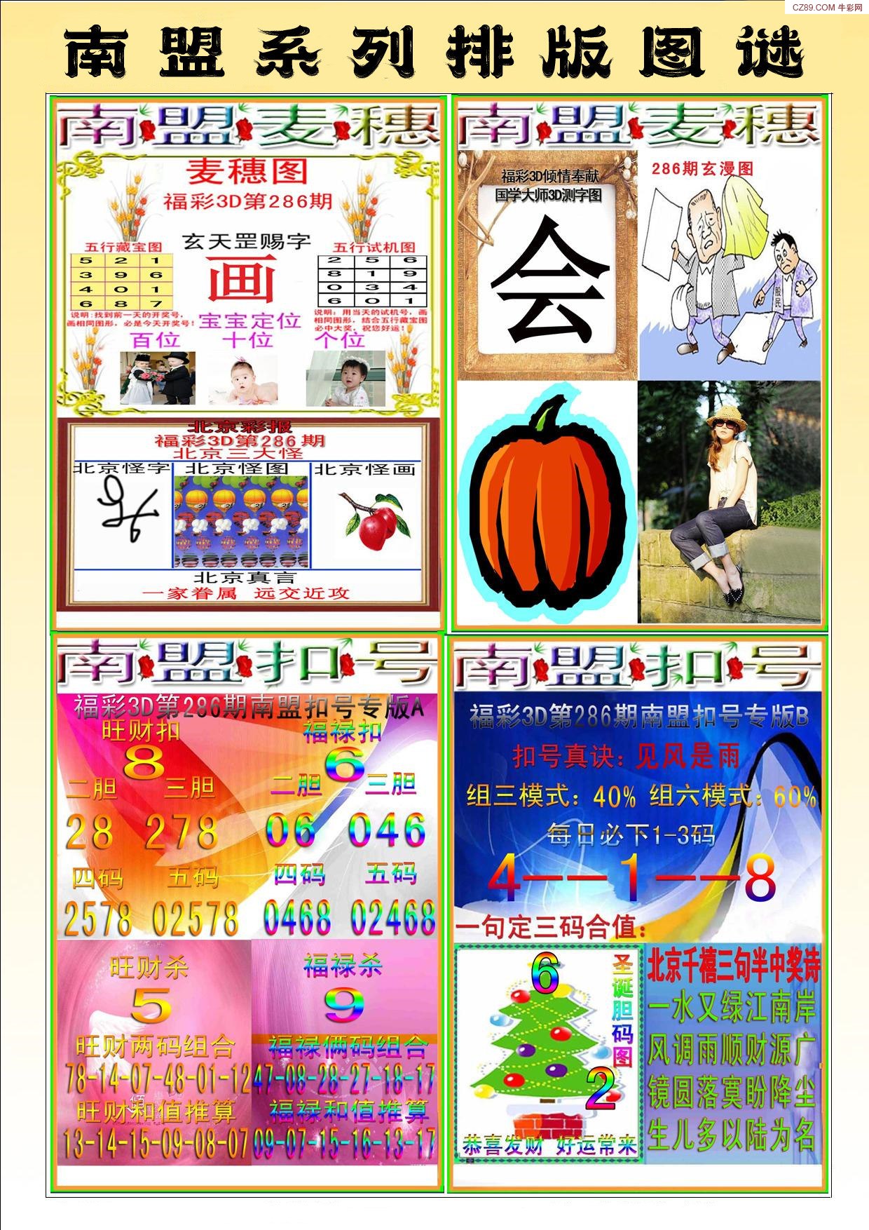 3D南盟系列彩报