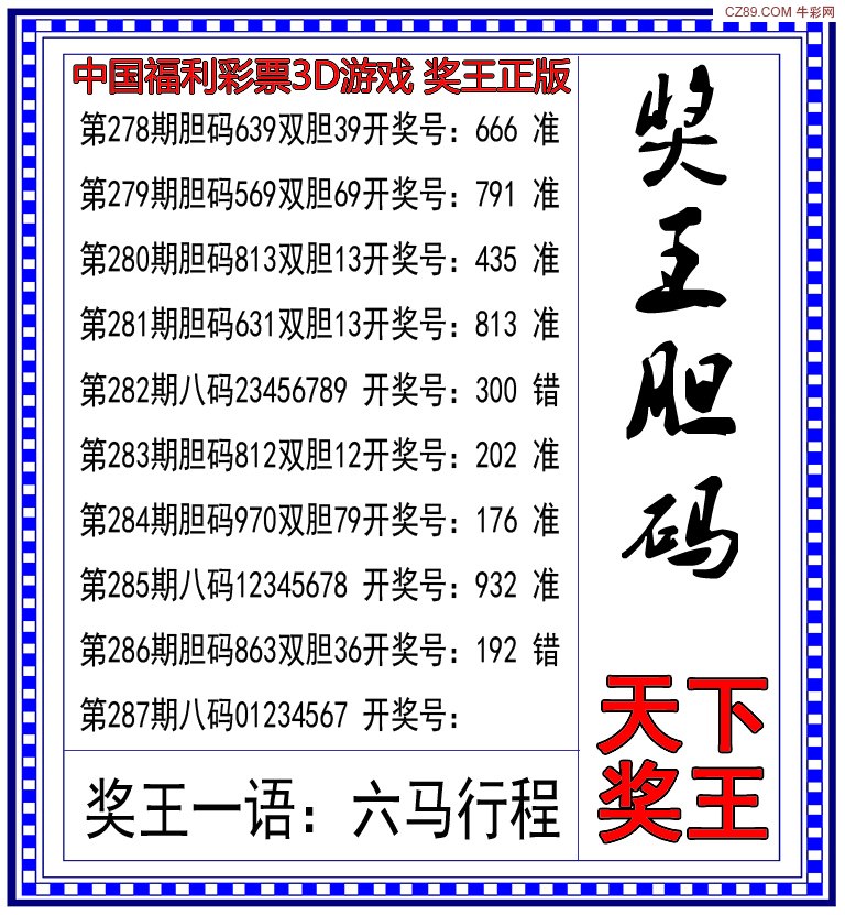 天下奖王